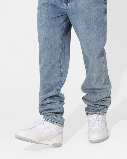 Saint Morta Empire Relaxed Jeans Blue Stonewash