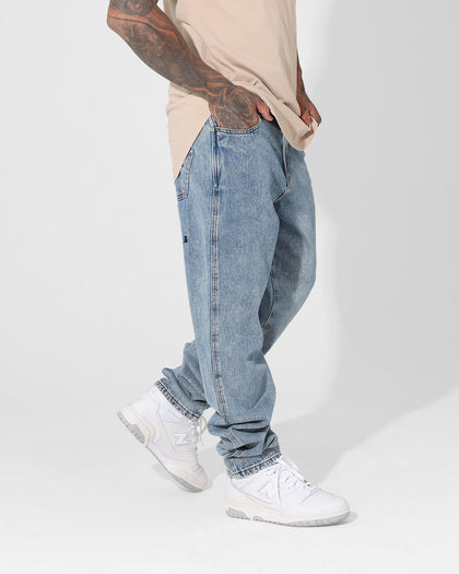 Saint Morta Empire Relaxed Jeans Blue Stonewash