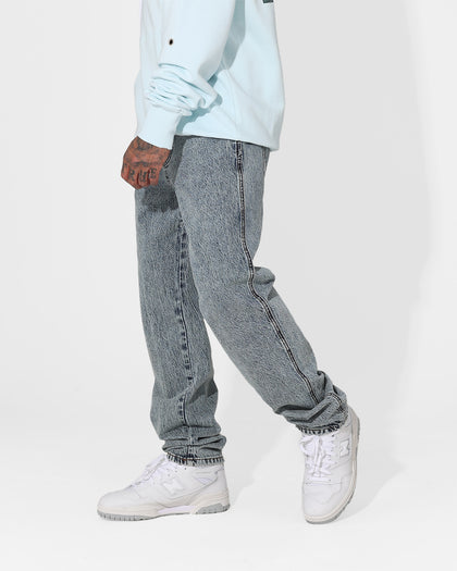 Saint Morta Empire Relaxed Jeans Blue Acidwash
