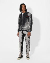 Saint Morta Splat Jeans Black/Grey