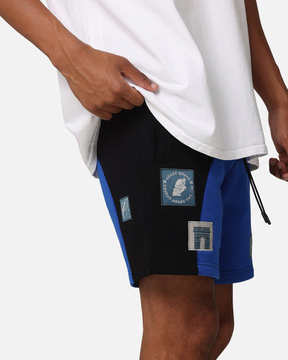 Carre Avant Panel Shorts Black/Royal