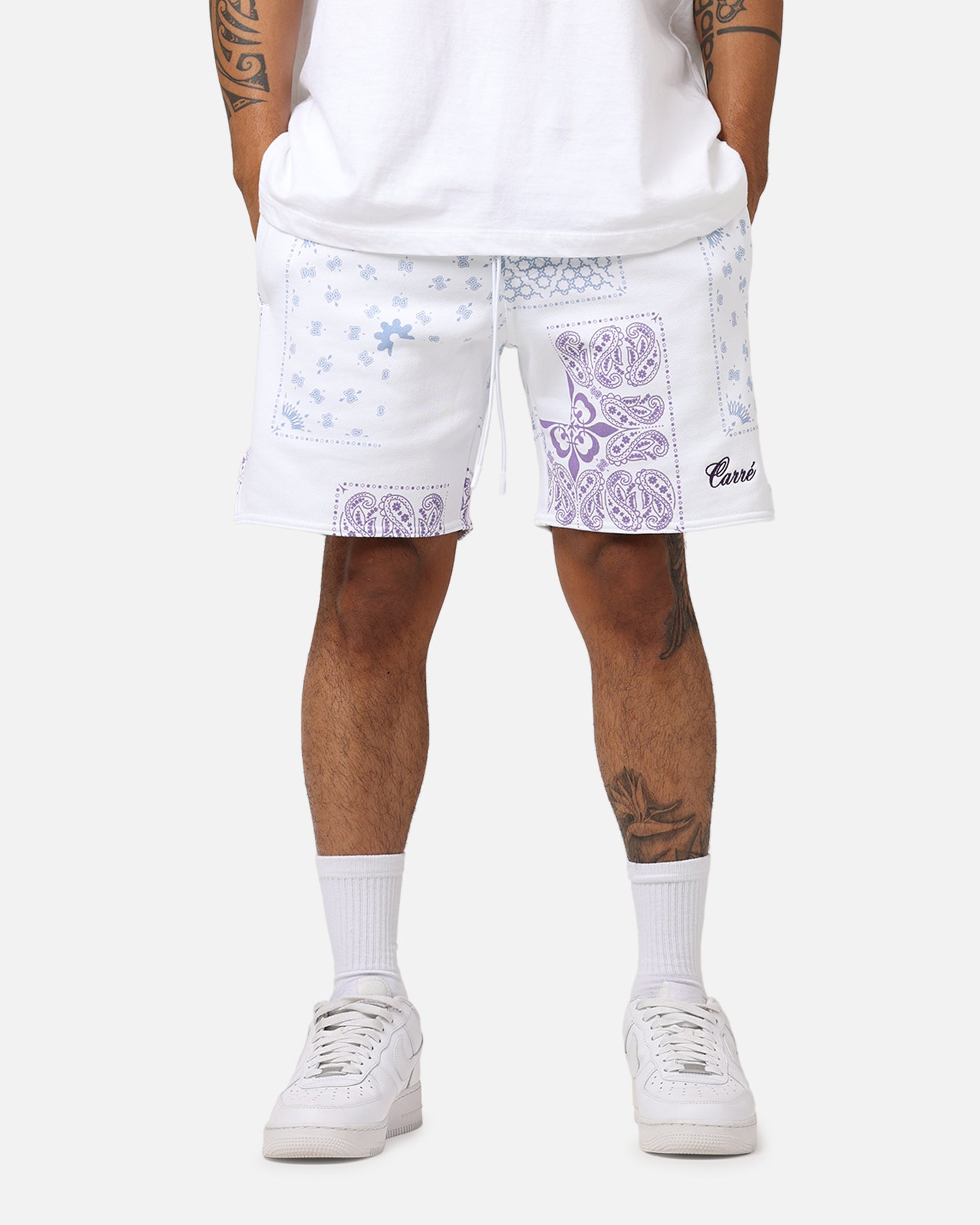 Carré Fragment Paisley Shorts White | Culture Kings US