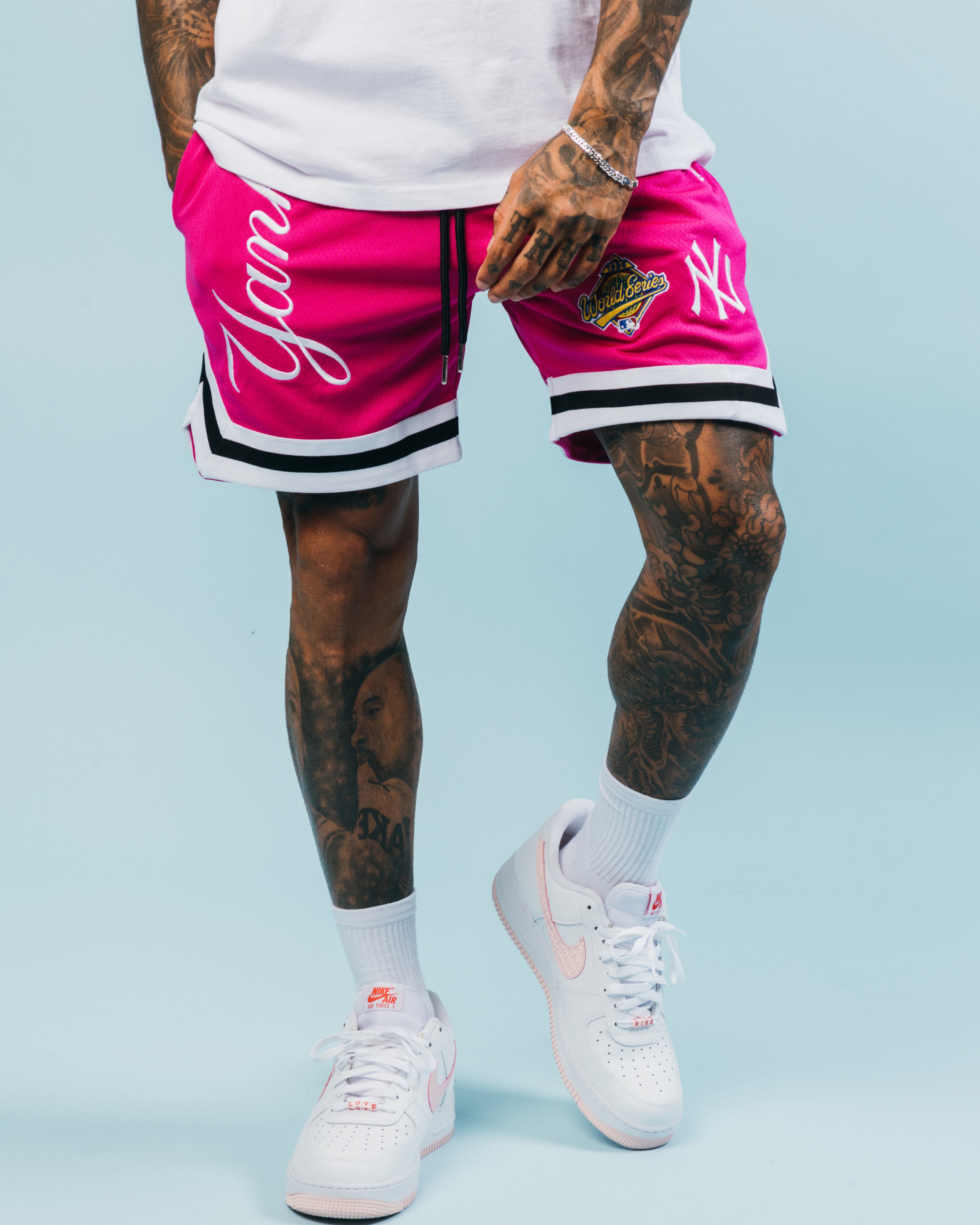 パンツ SLINKY 2020 YANKEES BOOTLEG MESH SHORTS Yankees Bootleg Mesh Short - Navy – Slinky 2020