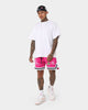 New Era New York Yankees 'Tropical Punch Script Pack' Mesh Shorts Hot Pink