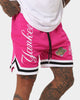 New Era New York Yankees 'Tropical Punch Script Pack' Mesh Shorts Hot Pink
