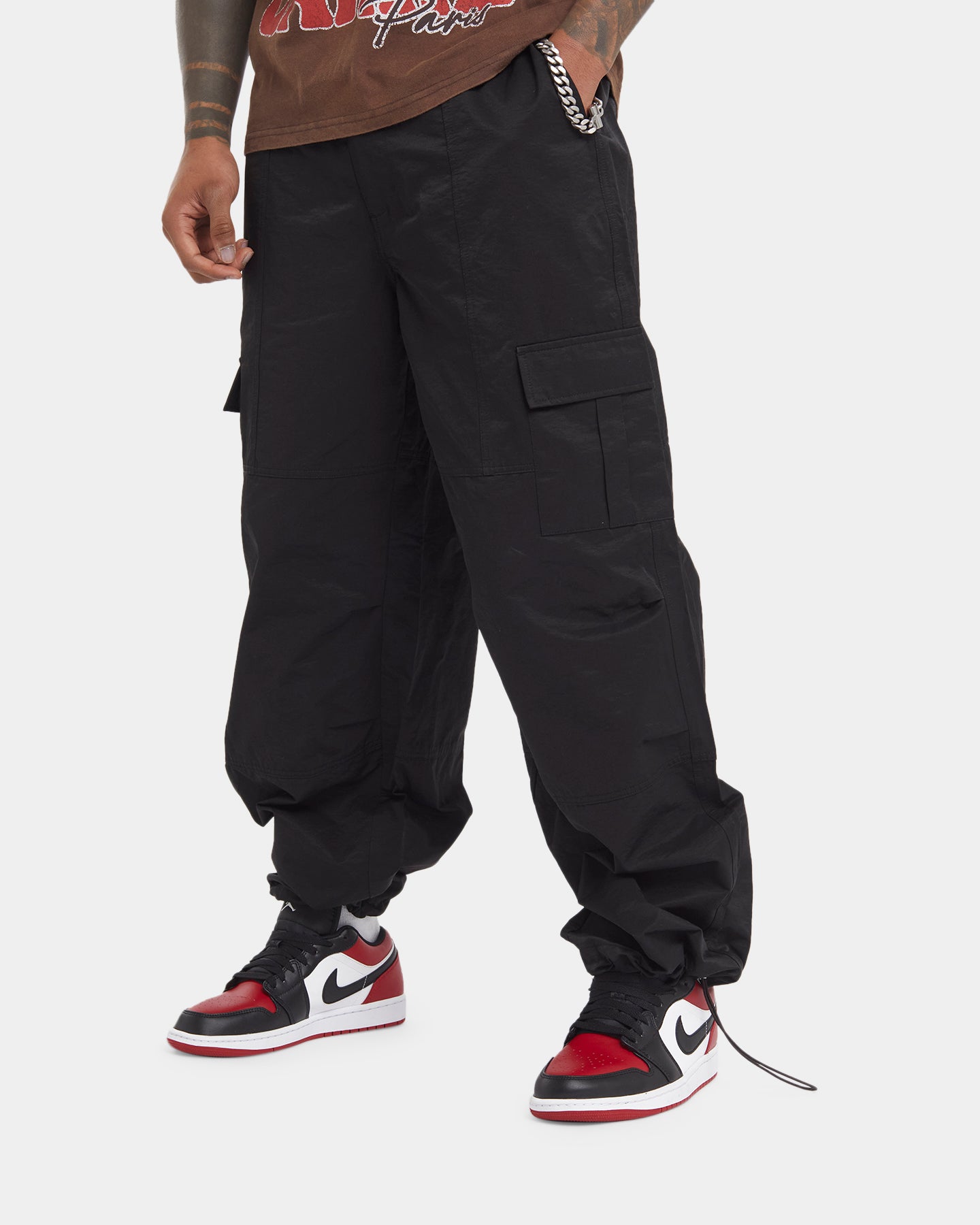 XXIII Parachute Pants Black | Culture Kings US