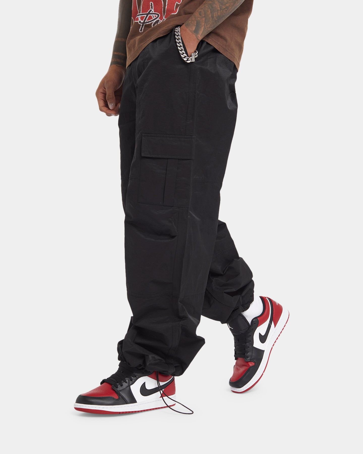 XXIII Parachute Pants Black | Culture Kings US