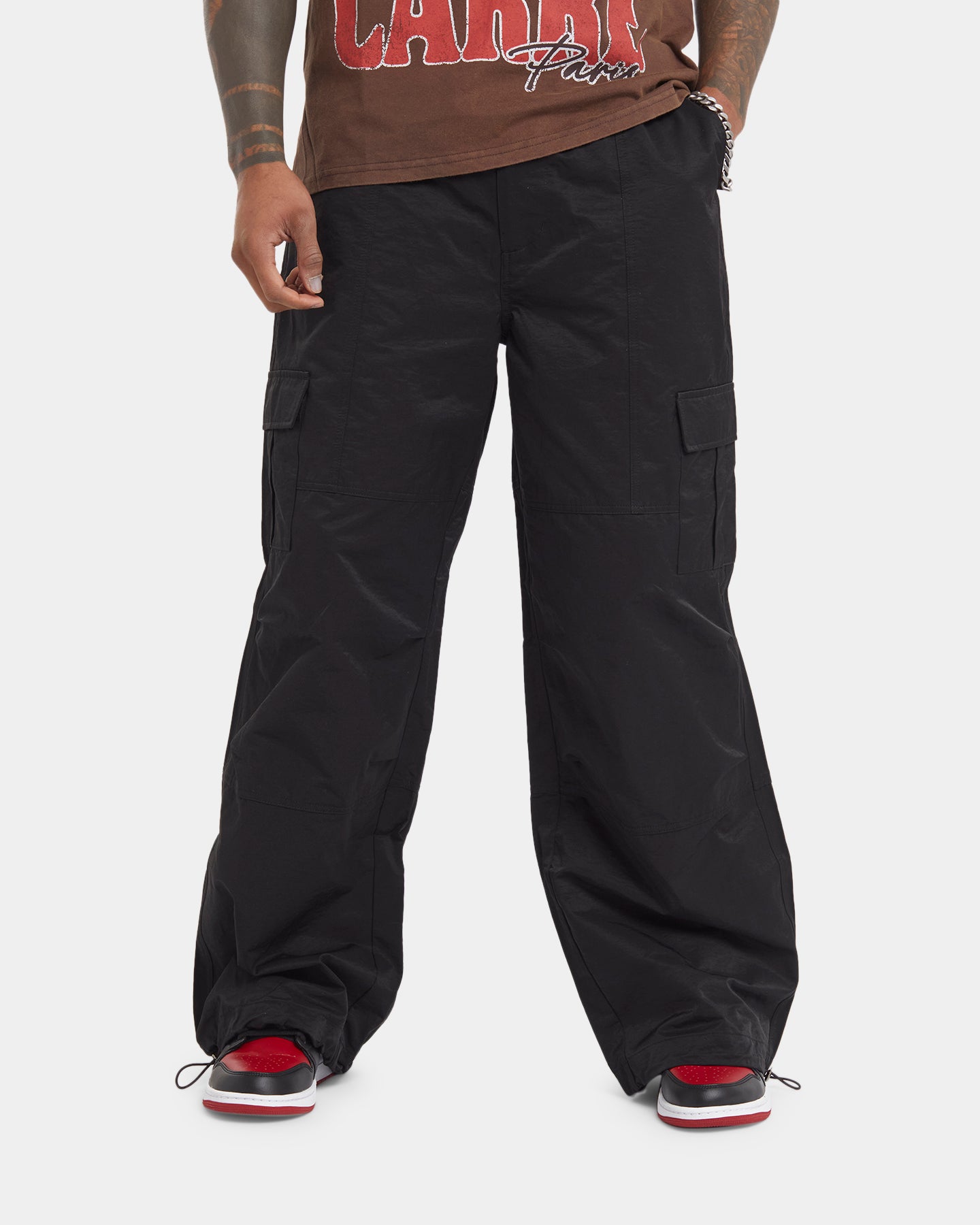 XXIII Parachute Pants Black | Culture Kings US