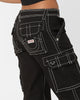 True Religion Women's Big T Cargo Pants Coal