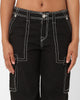 True Religion Women's Big T Cargo Pants Coal