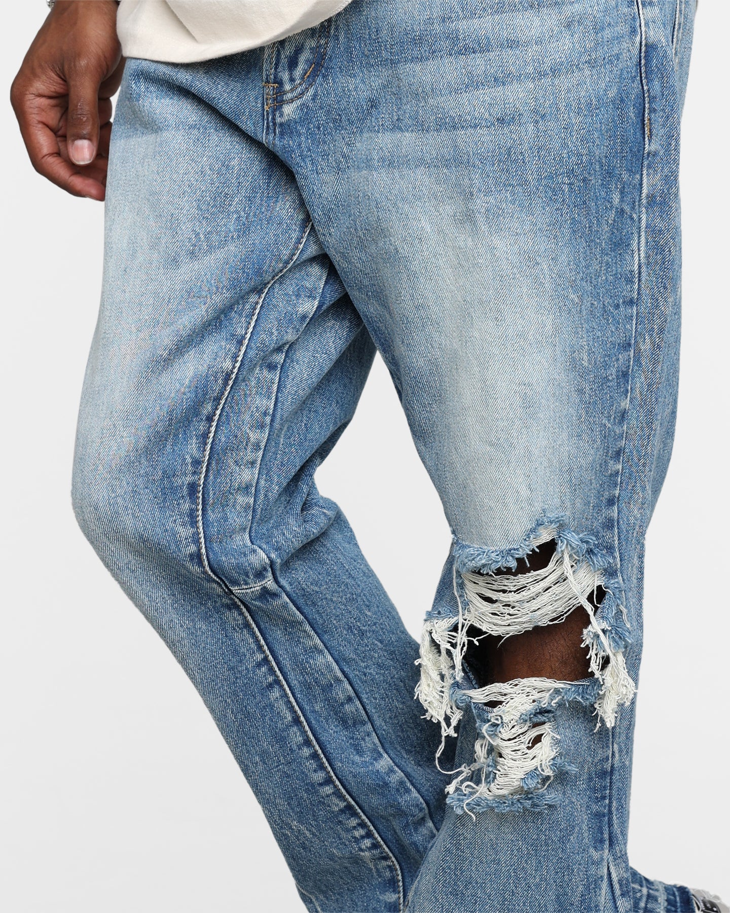 MNML B455 Flare Denim Pants Blue | Culture Kings US