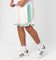 Adidas Hoop Prep Shorts Off White/Court Green