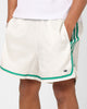 Adidas Hoop Prep Shorts Off White/Court Green