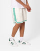 Adidas Hoop Prep Shorts Off White/Court Green