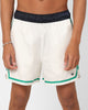 Adidas Hoop Prep Shorts Off White/Court Green