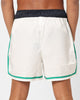 Adidas Hoop Prep Shorts Off White/Court Green