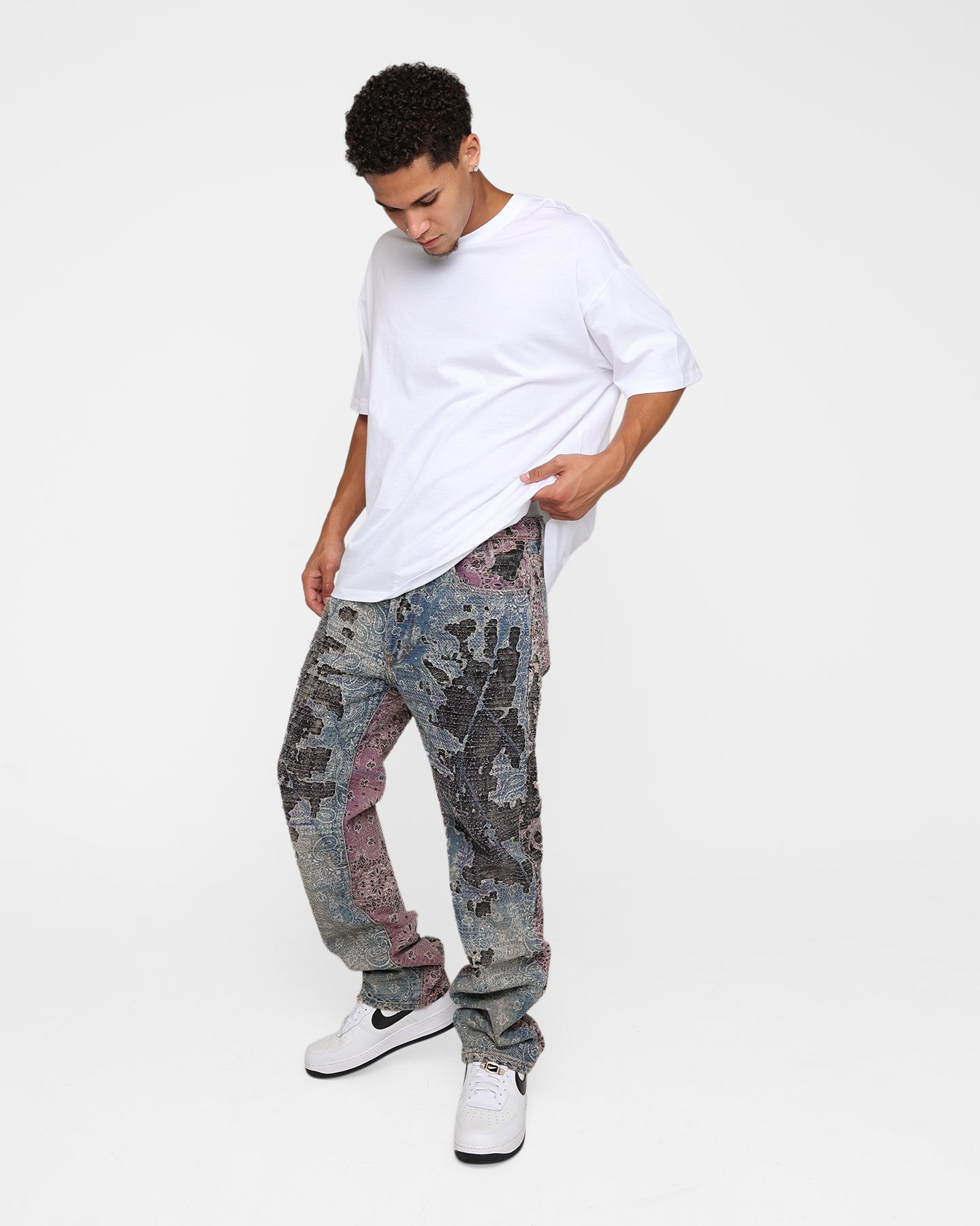 MNML V488 Boro Denim Jeans Multi | Culture Kings US