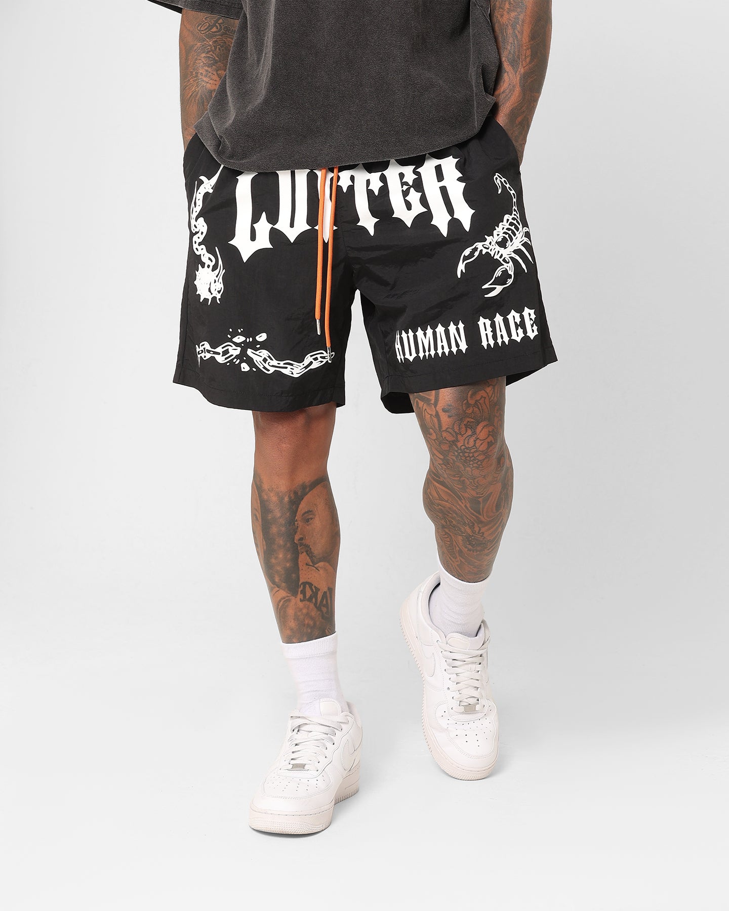 Loiter Sketch Book Walk Shorts Black | Culture Kings US