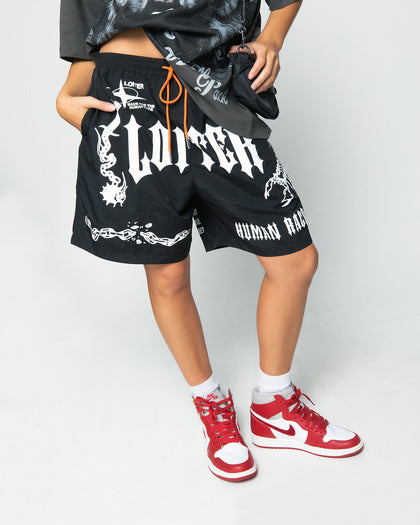 Loiter Sketch Book Walk Shorts Black