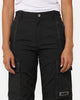 X-Girl Women's Denim Mixed Pants Black