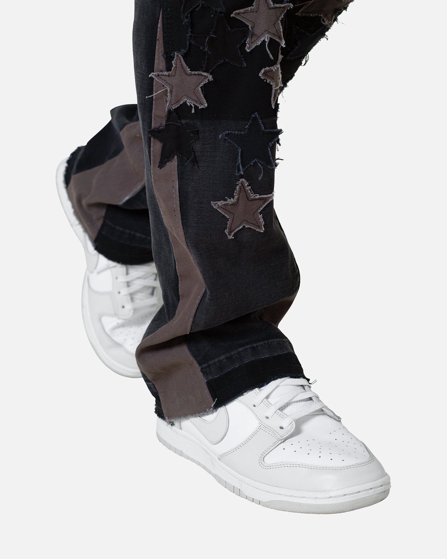 MNML B451 Star Flare Denim Pants Black | Culture Kings US