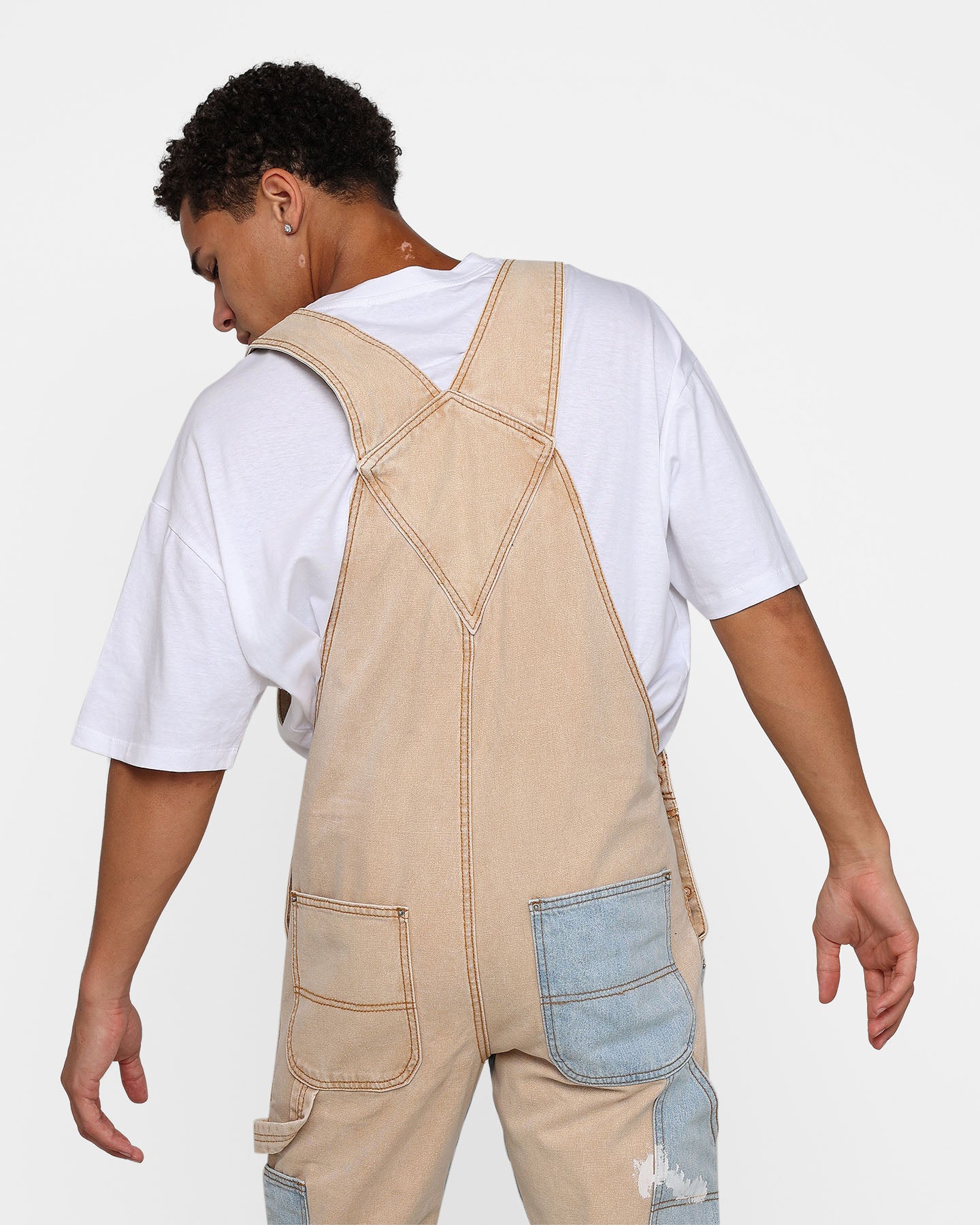 MNML Painter Overalls Khaki | Culture Kings US