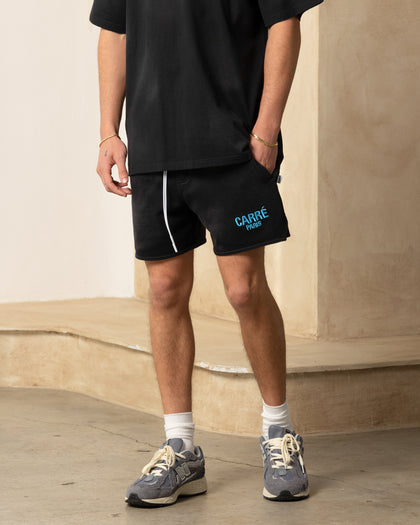 Carre Vapor Sweat Shorts Washed Black
