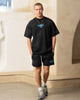 Carre Vapor Sweat Shorts Washed Black