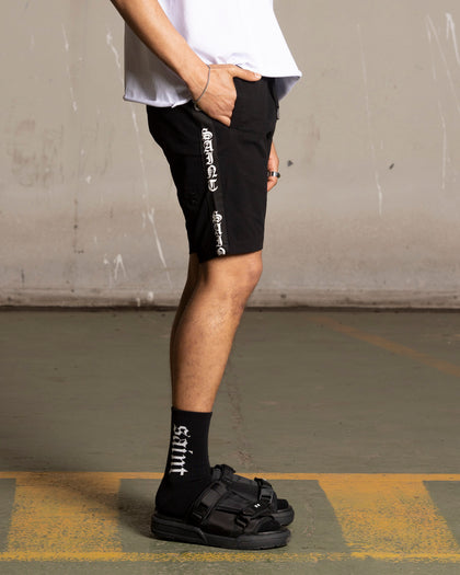 Saint Morta Fallen Walk Shorts Black