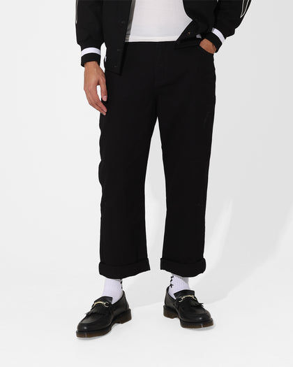 Saint Morta Rolled Hem Jeans Black