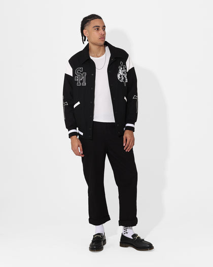 Saint Morta Rolled Hem Jeans Black