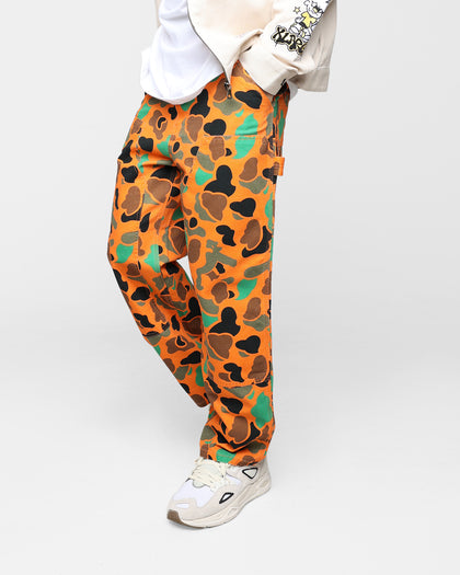 X-Large Double Knee Work Pants Orange