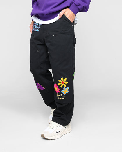 X-Large Daisy Double Knee Work Pants Black