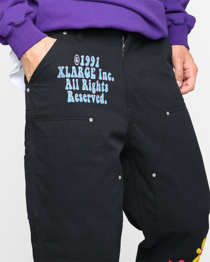 X-Large Daisy Double Knee Work Pants Black