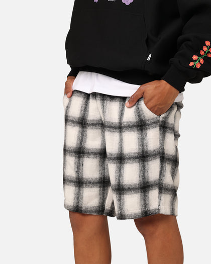 Carre Daily Shorts Grey Plaid