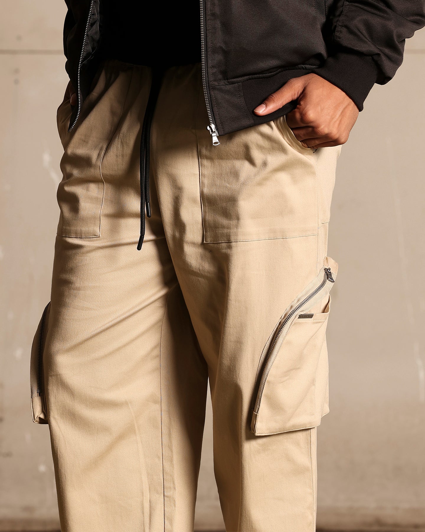 Saint Morta Gallery Zip Cargo Pants Stone | Culture Kings US