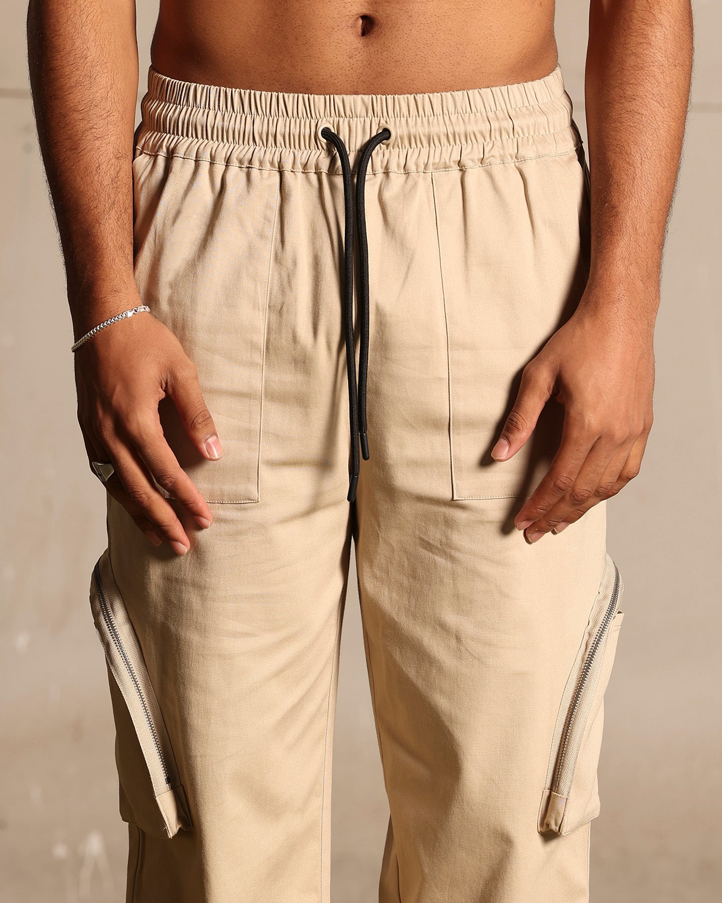 Saint Morta Gallery Zip Cargo Pants Stone | Culture Kings US