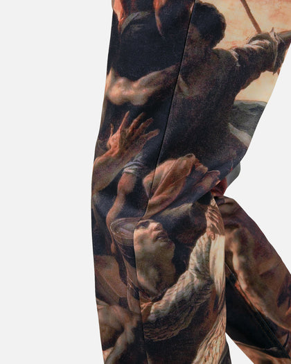 MNML V350 Art Baggy Denim Jeans Multi Coloured