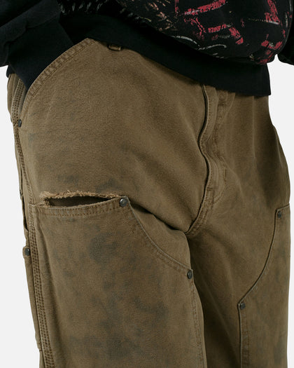 MNML Vintage Double Knee Pants Khaki