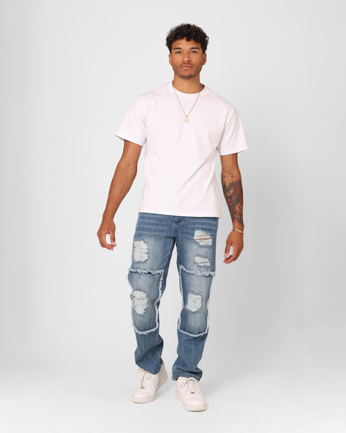 XXIII Matthew Distressed Jeans Blue Distressed