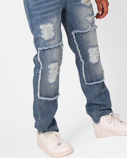 XXIII Matthew Distressed Jeans Blue Distressed