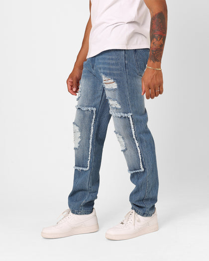 XXIII Matthew Distressed Jeans Blue Distressed