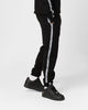 Lacoste Logo Tape Fleece Track Pants Black