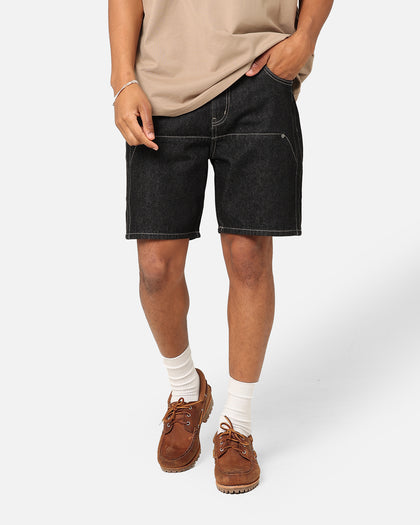 Carre Construct Denim Shorts Black
