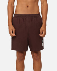 Carre Luxe Linen Shorts Brown