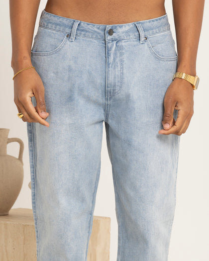 Carre Splash Jeans Light Blue