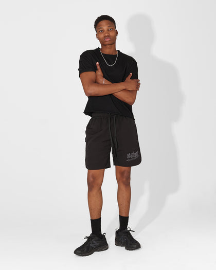 Saint Morta Westside Custom Beach Shorts Black