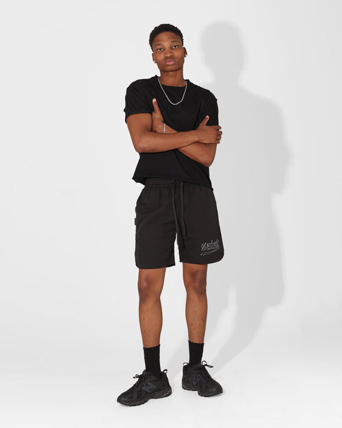Saint Morta Westside Custom Beach Shorts Black