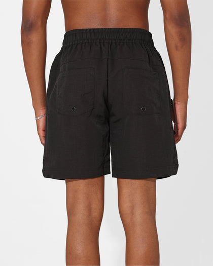 Saint Morta Westside Custom Beach Shorts Black