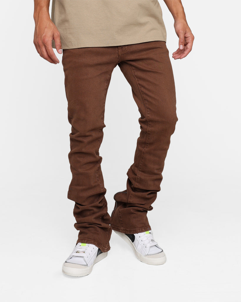 Men's Brown Relaxed Fit Performance Short